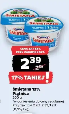 Netto Śmietana 12% oferta