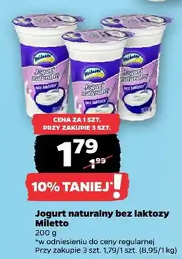 Netto Jogurt naturalny bez laktozy oferta
