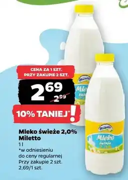 Netto Mleko świeże 2,0% oferta