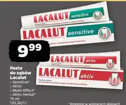 Netto Pasta do zębów Lacalut Aktiv Herbal oferta