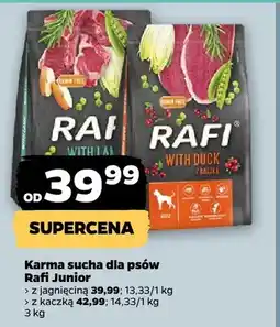 Netto Karma sucha dla psów Rafi Junior z kaczką 2kaczki oferta