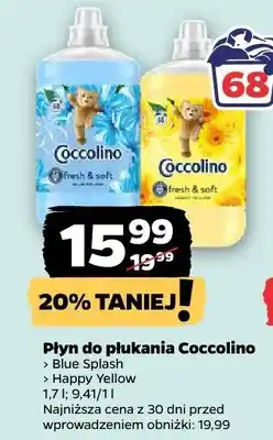 Netto Płyn do płukania Coccolino Happy Yellow oferta
