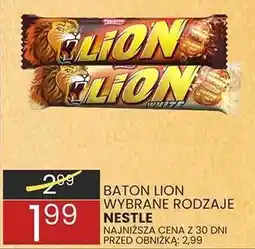 Wafelek Baton lion różne rodzaje oferta
