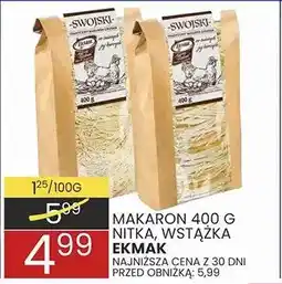 Wafelek Makaron 400g nitka, wstążka oferta