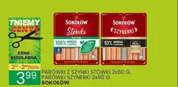 Wafelek Parowki z szynki słówki 2x80 g, parowki szynkierki 2x90 g oferta