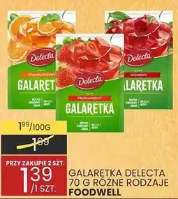 Wafelek Galaretka delecta 70g różne rodzaje oferta