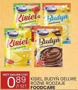 Wafelek Kisiel, budyń geliwe różne rodzaje oferta