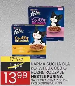 Wafelek Karma sucha dla kota Felix 800g różne rodzaje oferta