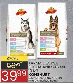 Wafelek Karma dla psa sucha Animals MK oferta