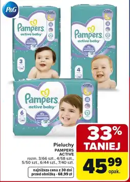Carrefour Pieluchy Pampers oferta
