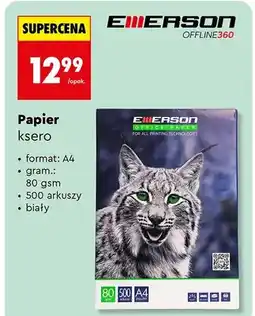 Biedronka Papier ksero A4, 500 arkuszy oferta