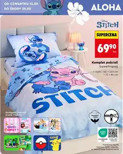 Biedronka Komplet pościeli bawełnianej 160x200 cm +2x 70x80 cm, różne wzory i kolory oferta