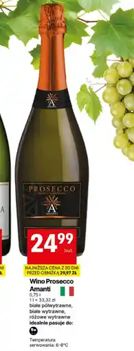Delikatesy Centrum Wino wytrawne Prosecco oferta