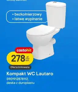 Castorama Kompakt WC Lautaro deska z duroplastu oferta