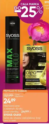 SuperPharm Farba do włosów Syoss oferta