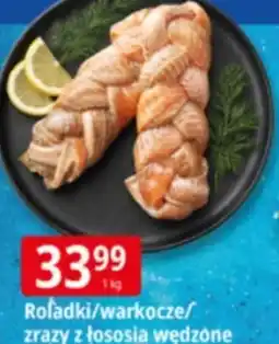 E.Leclerc Roladki/warkocze/zrazy z łososia wędzone oferta