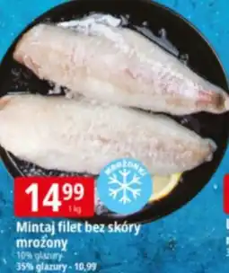 E.Leclerc Mintaj filet bez skóry mrożony oferta