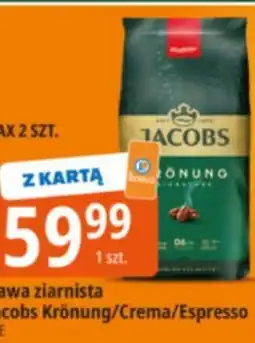 E.Leclerc Kawa ziarnista Jacobs Krönung/Crema/Espresso oferta
