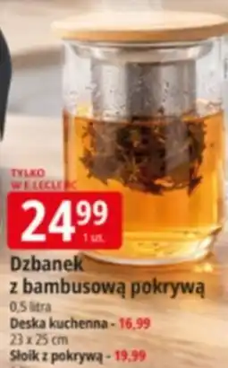 E.Leclerc Dzbanek z bambusową pokrywą 0,5 litra oferta