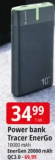 E.Leclerc Power bank Tracer EnerGo 10000 mAh oferta