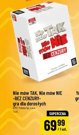 Polomarket Nie mów TAK, Nie mów NIE -BEZ CENZURY- gra dla dorosłych EPEE Polska Sp. z.o.o. oferta