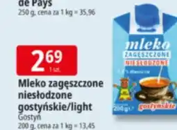 E.Leclerc Mleko zagęszczone niesłodzone gostyńskie/light oferta