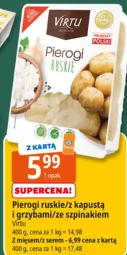 E.Leclerc Pierogi ruskie / z kapustą i grzybami / ze szpinakiem oferta