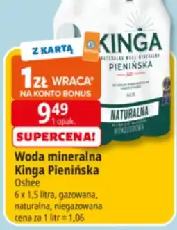 E.Leclerc Woda mineralna Kinga Pienińska oferta