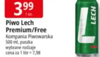 E.Leclerc Piwo Lech Premium/Free oferta