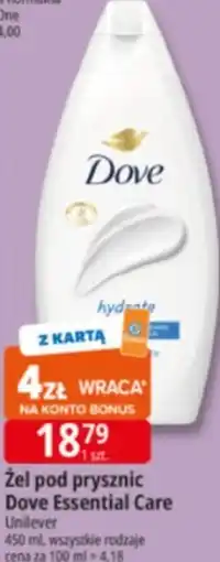 E.Leclerc Żel pod prysznic Dove Essential Care oferta