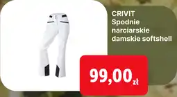 Lidl CRIVIT Spodnie narciarskie damskie softshell oferta