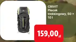 Lidl CRIVIT Plecak trekkingowy, 50 + 10 l oferta