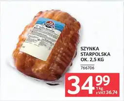 Selgros Szynka starpolska oferta