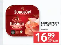 Selgros Szynka basiuni plastry oferta