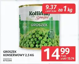 Selgros Groszek konserwowy oferta