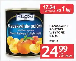 Selgros Brzoskwinie połówki w syropie oferta