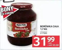 Selgros Borówka cała oferta