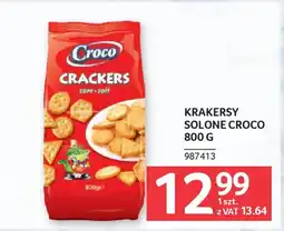 Selgros Krakersy solone croco oferta