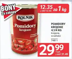 Selgros Pomidory krojone oferta