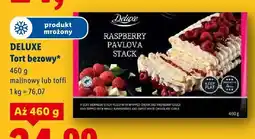 Lidl Tort bezowy malinowy oferta