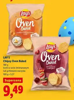Lidl Chipsy Oven Baked grillowane warzywa oferta