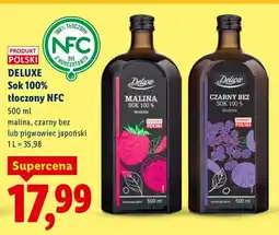 Lidl Sok 100% tłoczony NFC malina oferta