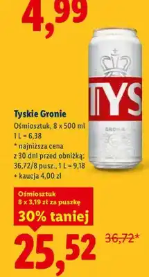 Lidl Piwo Gronie 8-pak oferta