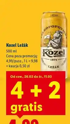 Lidl Piwo Leżak oferta