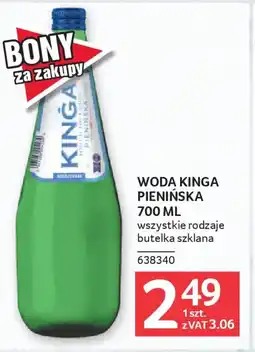 Selgros Woda kinga pienińska oferta