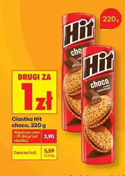 Biedronka Ciastka Hit choco oferta