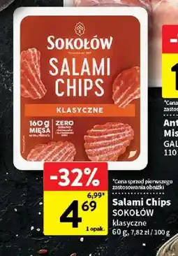 Intermarche Salami chips klasyczne oferta