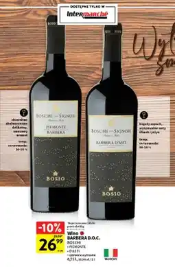 Intermarche Wino Barbera D.O.C. Piemonte oferta