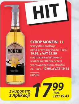 Selgros Syrop monzini oferta