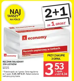Selgros Ręcznik składany 250 listków oferta